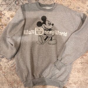 Disney World Gray Sweater